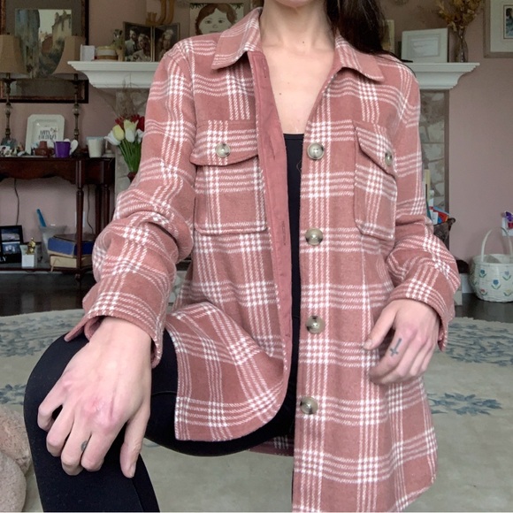 NWOT Tribal Jeans Plaid Shacket - Picture 9 of 10